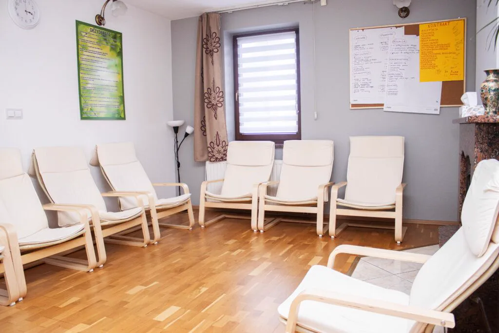 Sala terapeutyczna w ośrodku Odnova