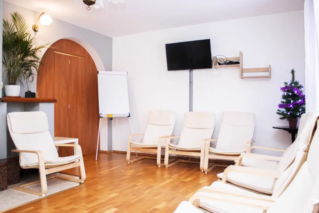Sala terapeutyczna w ośrodku Odnova